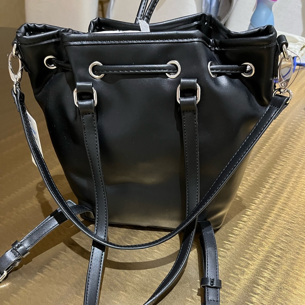 Guess Leather Bucket Backpack - Picture 2 of 5